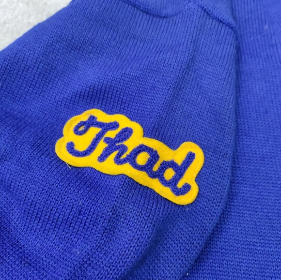 Vintage Bellevue 1960's H.S. Letterman Sweater and Letter Lot - Picture 6 of 9